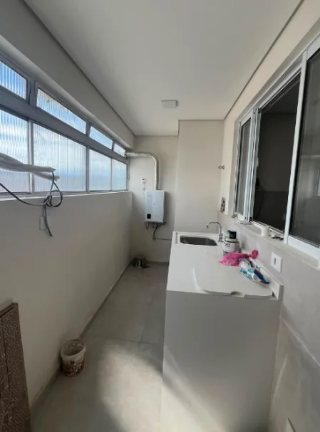 Depois: Lavanderia · Reforma Apartamento SP